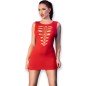 CHILIROSE - ROBE CR 4622 ROUGE S/M CHILIROSE - ROBE CR 4622 ROUGE S/M