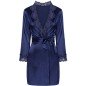 LIVCO CORSETTI FASHION - JACQUELINE LC 90249 ROBE DE CHAMBRE + CHEMISE + CULOTTE BLEU MARINE L/XL