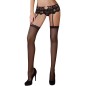 LIVCO CORSETTI FASHION - MANDIRIN LC 90529 CULOTTE + JARRETIÈRE NOIR L/XL