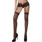LIVCO CORSETTI FASHION - MANDIRIN LC 90529 CULOTTE + JARRETIÈRE NOIR L/XL