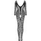 LIVCO CORSETTI FASHION - CORDILL LC 17358 BODYSTOCKING CROCHLESS NOIR TAILLE UNIQUE LIVCO CORSETTI FASHION - CORDILL LC 17358 BODYSTOCKING CROCHLESS NOIR TAILLE UNIQUE