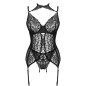 LIVCO CORSETTI FASHION - GIELLANDRA FOR THE SENSES COLLECTION CORSET + PANTY BLACK L/XL LIVCO CORSETTI FASHION - GIELLANDRA FOR THE SENSES COLLECTION CORSET + PANTY BLACK L/XL