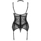 LIVCO CORSETTI FASHION - GIELLANDRA FOR THE SENSES COLLECTION CORSET + PANTY BLACK L/XL LIVCO CORSETTI FASHION - GIELLANDRA FOR THE SENSES COLLECTION CORSET + PANTY BLACK L/XL