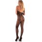 LIVCO CORSETTI FASHION - MAERI LC 17341 BODYSTOCKING SANS CROTCHLES NOIR TAILLE UNIQUE