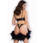 CHILIROSE - CR 4687 SET DUE PEZZI CROTCHLESS NERO S CHILIROSE - CR 4687 SET DUE PEZZI CROTCHLESS NERO S