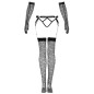 LIVCO CORSETTI FASHION - ENSEMBLE NEMALIA JARRETIÈRE + BAS + GANTS NOIR