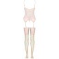LIVCO CORSETTI FASHION - ENSEMBLE PERSINNE PÊCHE CORSET + CULOTTE + BAS LIVCO CORSETTI FASHION - ENSEMBLE PERSINNE PÊCHE CORSET + CULOTTE + BAS
