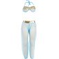 SUBBLIME - ENSEMBLE LINGERIE BLEU STYLE INDIEN L/XL SUBBLIME - ENSEMBLE LINGERIE BLEU STYLE INDIEN L/XL