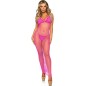 LEG AVENUE - LANGES NETZKLEID GELB EINE GRÖSSE LEG AVENUE - LANGES NETZKLEID GELB EINE GRÖSSE