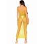 LEG AVENUE - ROBE LONGUE FILET JAUNE TAILLE UNIQUE LEG AVENUE - ROBE LONGUE FILET JAUNE TAILLE UNIQUE