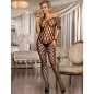 SUBBLIME - 951719 BODYSTOCKING RÉSEILLE ÉPAULES OUVERTES NOIR TAILLE UNIQUE
