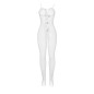 SUBBLIME - 951740 BODYSTOCKING WEISSES NETZ MIT SCHLEIFEN IM SCHRITT EINE GRÖSSE SUBBLIME - 951740 BODYSTOCKING WEISSES NETZ MIT SCHLEIFEN IM SCHRITT EINE GRÖSSE