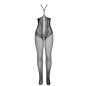 SUBBLIME - 951849 OFFENER NETZ-BODYSTOCKING MIT NECKHOLDER UND SCHWARZ EINE GRÖSSE SUBBLIME - 951849 OFFENER NETZ-BODYSTOCKING MIT NECKHOLDER UND SCHWARZ EINE GRÖSSE