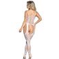 SUBBLIME - 951894 BODYSTOCKING EN RÉSILLE SANS FOURRURE AVEC BRETELLES BLANCHES TAILLE UNIQUE SUBBLIME - 951894 BODYSTOCKING EN RÉSILLE SANS FOURRURE AVEC BRETELLES BLANCHES TAILLE UNIQUE