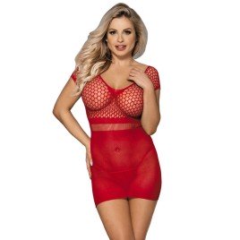 SUBBLIME - 951924 ROBE COURTE EN CROCHET ROUGE TAILLE UNIQUE