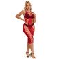 SUBBLIME - 952327 ROBE LONGUE RÉSEILLE ROUGE TAILLE UNIQUE SUBBLIME - 952327 ROBE LONGUE RÉSEILLE ROUGE TAILLE UNIQUE
