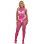 SUBBLIME - 952389 BODYSTOCKING A RETE E PIZZO SENZA CAVALLO CON COLLO ALTO ROSA TAGLIA UNICA SUBBLIME - 952389 BODYSTOCKING A RETE E PIZZO SENZA CAVALLO CON COLLO ALTO ROSA TAGLIA UNICA