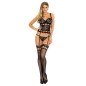 LIVCO CORSETTI FASHION - MEITHEM CF 90523 CORSETTO + SLIP NERO L/XL