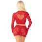 LEG AVENUE - JUPE COURTE ET MINI-JUPE EN FILET BRILLANT ROUGE LEG AVENUE - JUPE COURTE ET MINI-JUPE EN FILET BRILLANT ROUGE