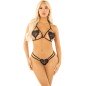 LEG AVENUE - SOUTIEN-GORGE OUVERT À COEUR DE CŒUR + STRING NOIR TAILLE UNIQUE LEG AVENUE - SOUTIEN-GORGE OUVERT À COEUR DE CŒUR + STRING NOIR TAILLE UNIQUE