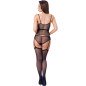LIVCO CORSETTI FASHION - PEIGNOIR + CHEMISE + STRING MELISENDA CF 1709 NOIR S LIVCO CORSETTI FASHION - PEIGNOIR + CHEMISE + STRING MELISENDA CF 1709 NOIR S
