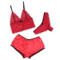 SUBBLIME - 953904 SILK AND LACE NIGHTGOWN + PANTIES RED L/XL SUBBLIME - 953904 SILK AND LACE NIGHTGOWN + PANTIES RED L/XL