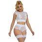 SUBBLIME - 954031 SOUTIEN-GORGE + CULOTTE AVEC PORTE-JARRETELLES BLANC S/M SUBBLIME - 954031 SOUTIEN-GORGE + CULOTTE AVEC PORTE-JARRETELLES BLANC S/M