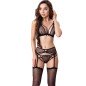 LIVCO CORSETTI FASHION - SOUTIEN-GORGE + PORTE-JARRETELLES + CULOTTE CELESTE LC 20246 NOIR L/XL LIVCO CORSETTI FASHION - SOUTIEN-GORGE + PORTE-JARRETELLES + CULOTTE CELESTE LC 20246 NOIR L/XL