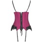 LIVCO CORSETTI FASHION - AGRAFENA CF 90436 KORSETT + TANGA BURGUNDER S/M LIVCO CORSETTI FASHION - AGRAFENA CF 90436 KORSETT + TANGA BURGUNDER S/M