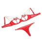 SUBBLIME - 955519 BH-SET MIT KETTEN UND MESH-HERZ ROT S/M SUBBLIME - 955519 BH-SET MIT KETTEN UND MESH-HERZ ROT S/M