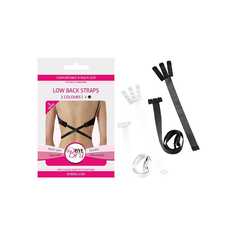BYE-BRA - BH ADAPTER MIT OFFENEM RÜCKEN SCHWARZ WEISS BYE-BRA - BH ADAPTER MIT OFFENEM RÜCKEN SCHWARZ WEISS