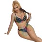 SUBBLIME - 952440 2-PIECE FISHNET SET LONG SLEEVE RAINBOW ONE SIZE SUBBLIME - 952440 2-PIECE FISHNET SET LONG SLEEVE RAINBOW ONE SIZE