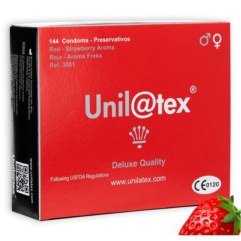 UNILATEX - CONSERVATEURS ROUGE / FRAISE 144 UNITÉS UNILATEX - CONSERVATEURS ROUGE / FRAISE 144 UNITÉS