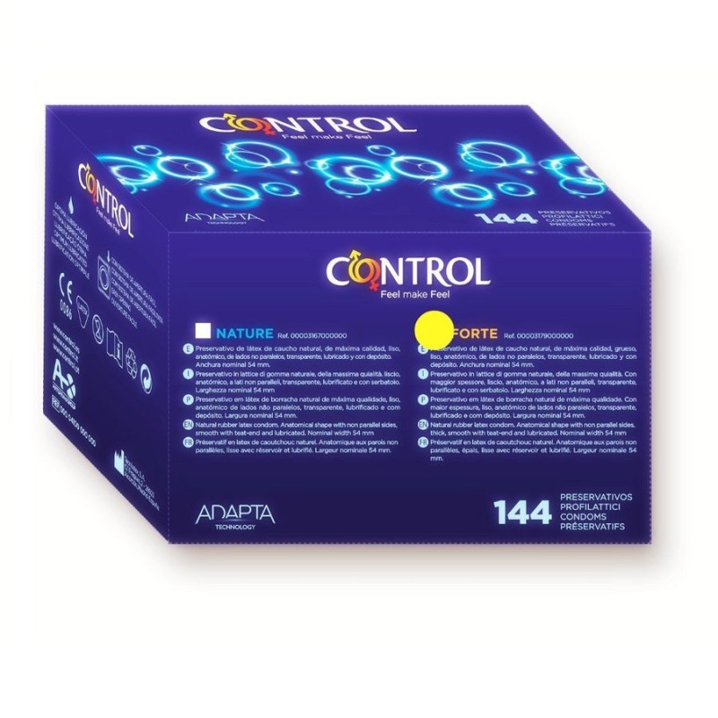 CONTROL - PRÉSERVATIFS ADAPTA FORTE 144 UNITÉS CONTROL - PRÉSERVATIFS ADAPTA FORTE 144 UNITÉS