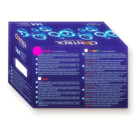 CONTROL - FINISSIMO SENSO CONDOMS 144 UNITS