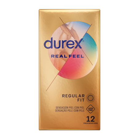 DUREX - PRESERVATIVI REAL FEEL SENZA LATTICE 12 UNITÀ