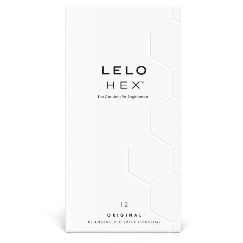 LELO - BOÎTE DE PRÉSERVATIFS HEX 12 UNITÉS