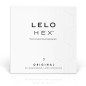 LELO - BOÎTE DE PRÉSERVATIFS HEX 3 UNITÉS