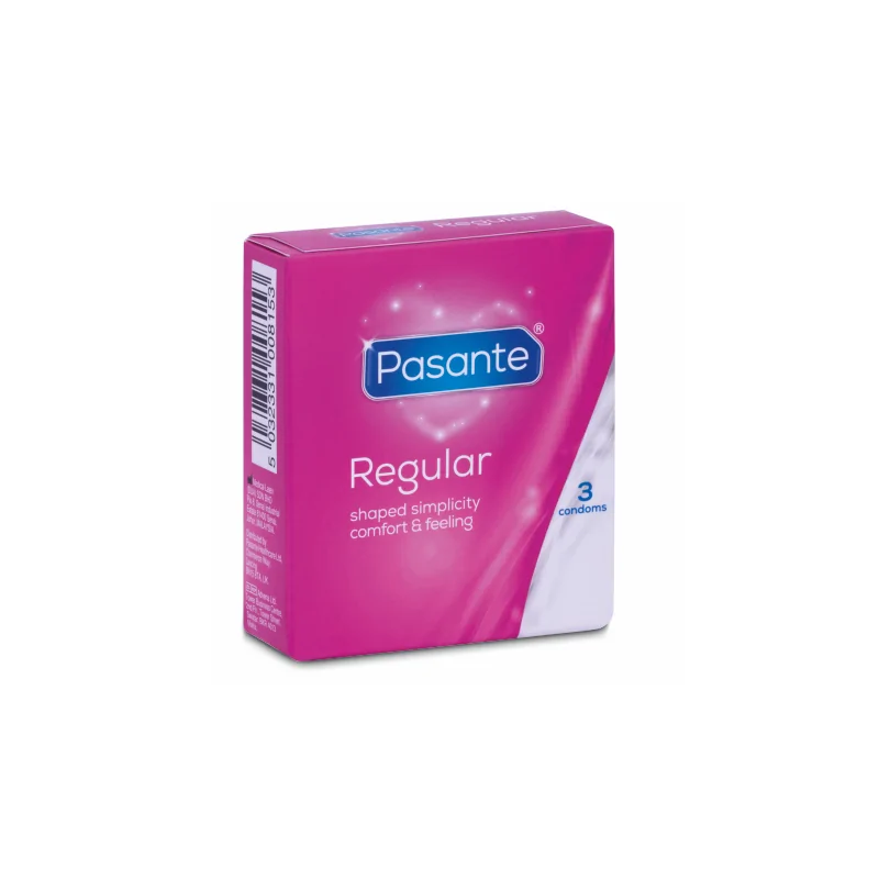 PASANTE - PRÉSERVATIFS GAMME RÉGULIÈRE 3 UNITÉS PASANTE - PRÉSERVATIFS GAMME RÉGULIÈRE 3 UNITÉS