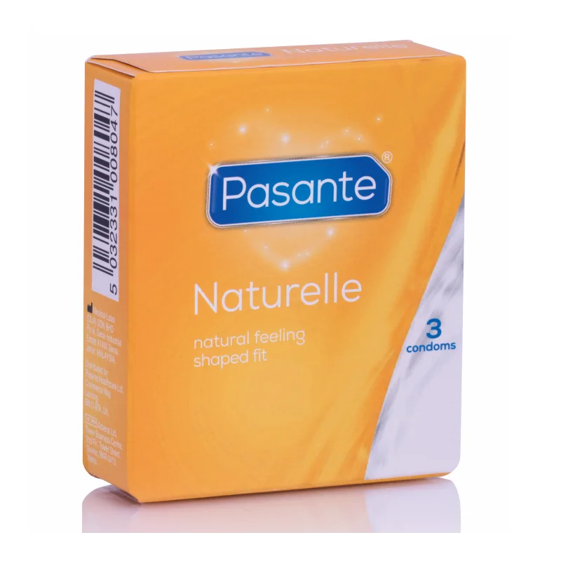 PASANTE - PRÉSERVATIF NATURELLE 3 PACK PASANTE - PRÉSERVATIF NATURELLE 3 PACK