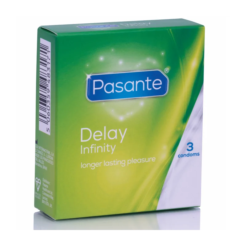 PASANTE - DELAY CONDOMS INFINITY 3 UNITS
