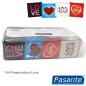 PASANTE - CONDOMS LOVE BAG 144 UNITS PASANTE - CONDOMS LOVE BAG 144 UNITS