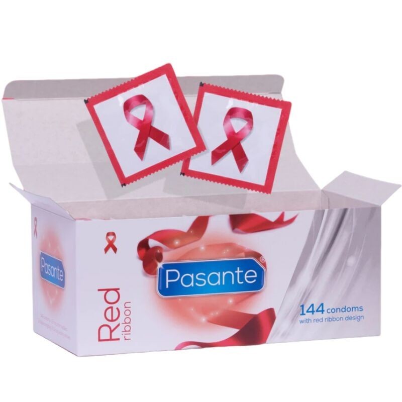 PASANTE - CONDOMS RED RIBBON 144 UNITS PASANTE - CONDOMS RED RIBBON 144 UNITS