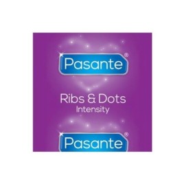 PASANTE - RIBS DOTS INTENSITY PRESERVATIVI 144 UNITÀ