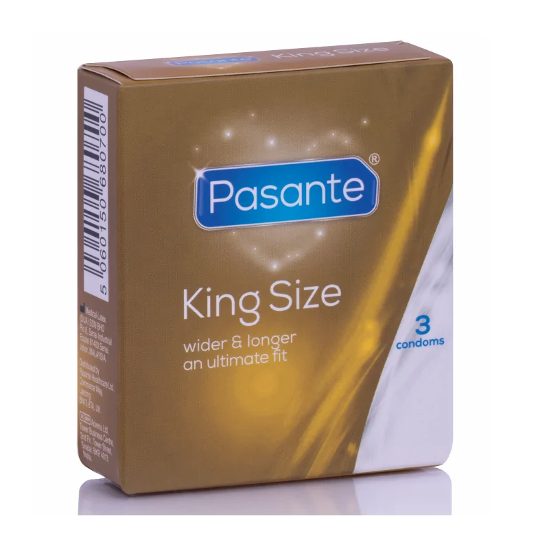 PASANTE - PRÉSERVATIFS KING SIZE 3 UNITÉS PASANTE - PRÉSERVATIFS KING SIZE 3 UNITÉS