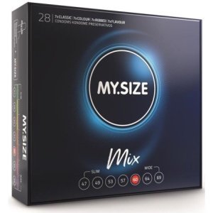 MY SIZE - MIX PRÉSERVATIFS 60 MM 28 UNITÉS