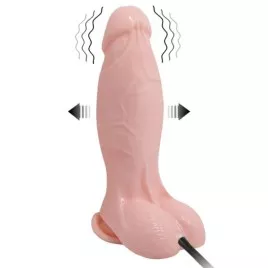 BAILE - DILDO VIBRANTE E GONFIABILE REALISTICO 18.8 CM
