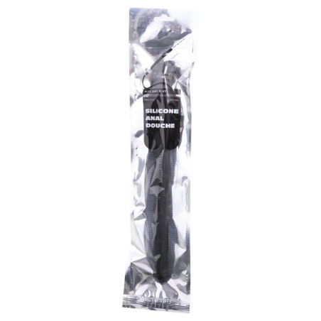 ALL BLACK - DUSCHE ANAL KLAPPBARES SILIKON 27 CM