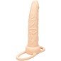 CALEXOTICS - PERFORMANCE MAXX WIEDERAUFLADBARER DUAL PENETRATOR, HELLE HAUT CALEXOTICS - PERFORMANCE MAXX WIEDERAUFLADBARER DUAL PENETRATOR, HELLE HAUT