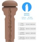 KIIROO - FEEL STROKER EXTRA TIGHT BUTT MID BROWN KIIROO - FEEL STROKER EXTRA TIGHT BUTT MID BROWN